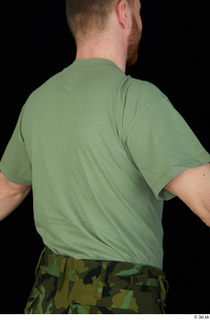 Victor army dressed green t shirt upper body 0007.jpg